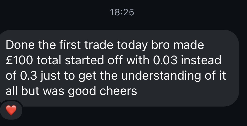 First trade